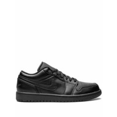 Кроссовки Jordan Air Jordan 1 Low, размер 10 US (Мужские размеры Jordan US ), black/black-black