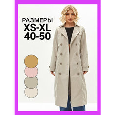 Плащ, размер XS, серый DIN GO