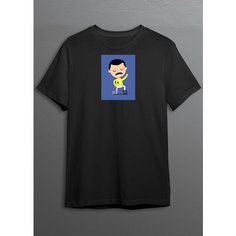 Футболка CherryPie Мем, размер 4XL, черный
