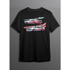 Футболка CherryPie Автомобиль, размер 4XL, черный