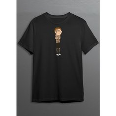 Футболка CherryPie Рик и Морти, размер 4XL, черный