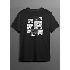 Футболка CherryPie Аниме, размер XS, черный