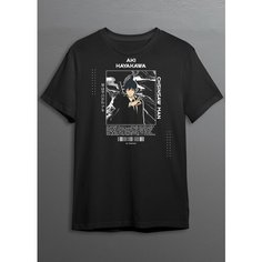 Футболка CherryPie Аниме, размер S, черный