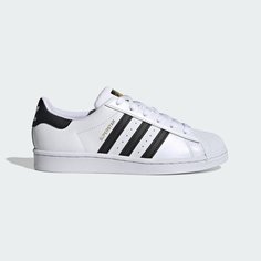 Кроссовки adidas Superstar, размер 4,5 UK, cloud white/core black/cloud white