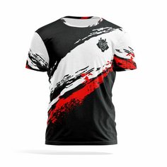 Футболка PANiN Brand, размер XXL, красный, белый