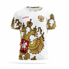 Футболка PANiN Brand, размер L, белый, горчичный
