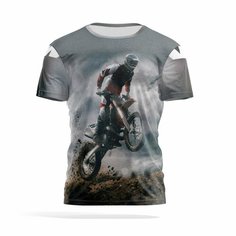 Футболка PANiN Brand, размер 5XL, серый