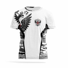 Футболка PANiN Brand, размер XXS, черный, белый, серый