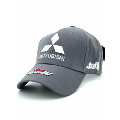Бейсболка Mitsubishi, размер 55/59, серый