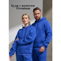 Худи Uzcotton Premium, размер 46-48\M, , синий
