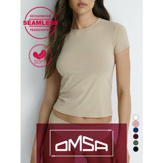 Футболка Omsa, размер 48 (L), beige