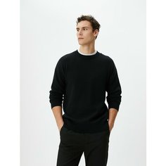 Свитер KOTON, размер M, , чёрный