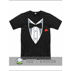 Футболка RexTex, размер 48, черный