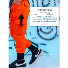 Брюки ТИП, размер 158, оранжевый