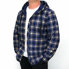 Рубашка Bossado, размер 2XL, бежевый/синий