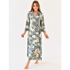 Халат Текстильный Край, размер 50, зеленый