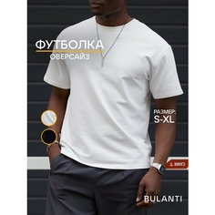 Футболка BULANTI оверсайз, размер S, белый