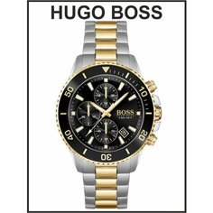 Наручные часы BOSS, золотой, черный, серебряный