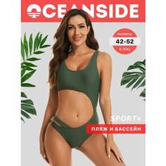 Купальник OCEANSIDE Sport+, размер M, оливковый