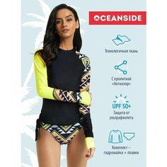 Купальник OCEANSIDE Sport, размер XL, черный, белый