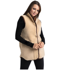 Жилет Wool Lamb, размер 42-44, бежевый