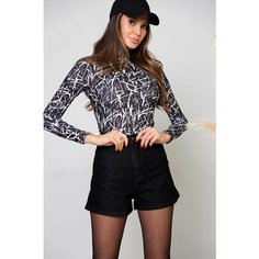 Водолазка A-A Awesome Apparel by Ksenia Avakyan, размер 50, , белый, черный