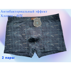 Трусы Fukai, комплект из 2 шт., размер 3XL, синий