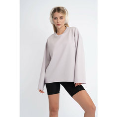 Свитшот H&T Collection, размер XL (44-52), , светло-серый