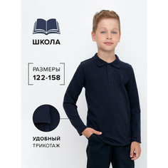 Поло crockid, размер 64/128, синий