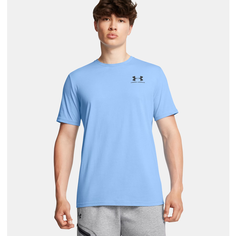 Футболка спортивная Under Armour Sportstyle Logo, размер L, horizon blue / black - 469