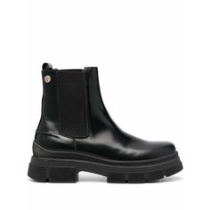 Ботинки челси TOMMY HILFIGER, размер 40 IT (Италия), черный