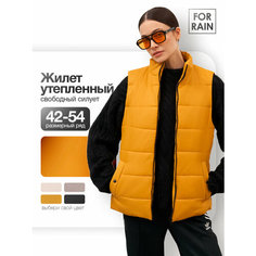 Жилет For Rain, размер 52, mustard