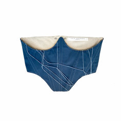 Корсет YULIAKOSTENKO corsets, размер XS-L, синий