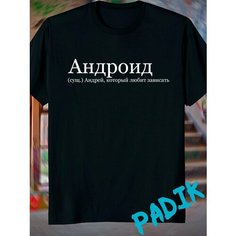 Футболка ANICLOT, размер XS, черный