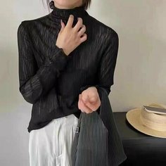 Лонгслив размер 42-46, , черная ИП Бурнаев Михаил Александрович