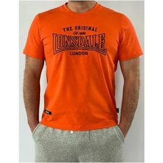 Футболка LONSDALE, размер XXL, оранжевый