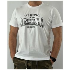 Футболка LONSDALE, размер L, белый