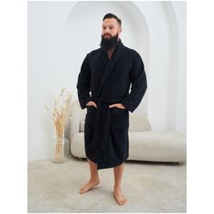 Халат xalat.me, размер 40-42, черный