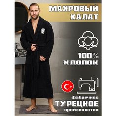 Халат NORTEKS, размер 5XL, черный