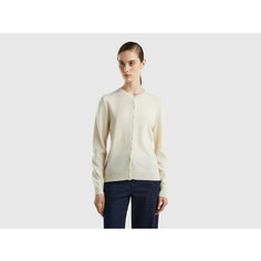 Кардиган UNITED COLORS OF BENETTON, размер M, , белый