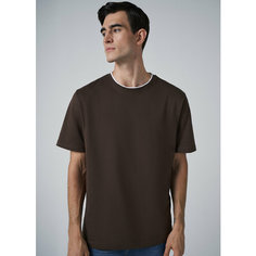 Футболка OSTIN MT6735O02, размер XXL, темно-коричневый