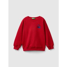 Свитшот UNITED COLORS OF BENETTON, размер 104, красный