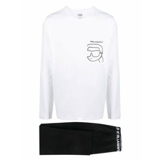 Пижама Karl Lagerfeld Ikonik, размер L, черный