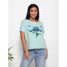 Футболка Crazy bear, размер 52-54, зеленый