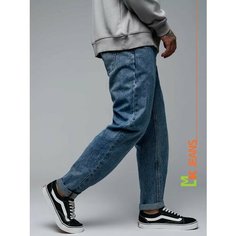 Джинсы бананы MkJeans Бананы, размер 29, cиний