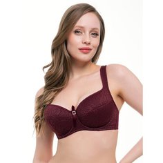 Бюстгальтер Mia-Mella, размер 85D, бордовый