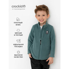 Толстовка crockid, размер 52/86, зеленый
