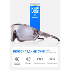 Солнцезащитные очки Kapvoe, черный/прозрачный