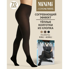 Колготки MiNiMi Cotone, 70 den, размер 6, moka
