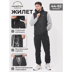 Жилет CosmoTex, размер 44-46 170-176, черный